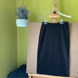 Forever 21 Classic Black Pencil Skirt